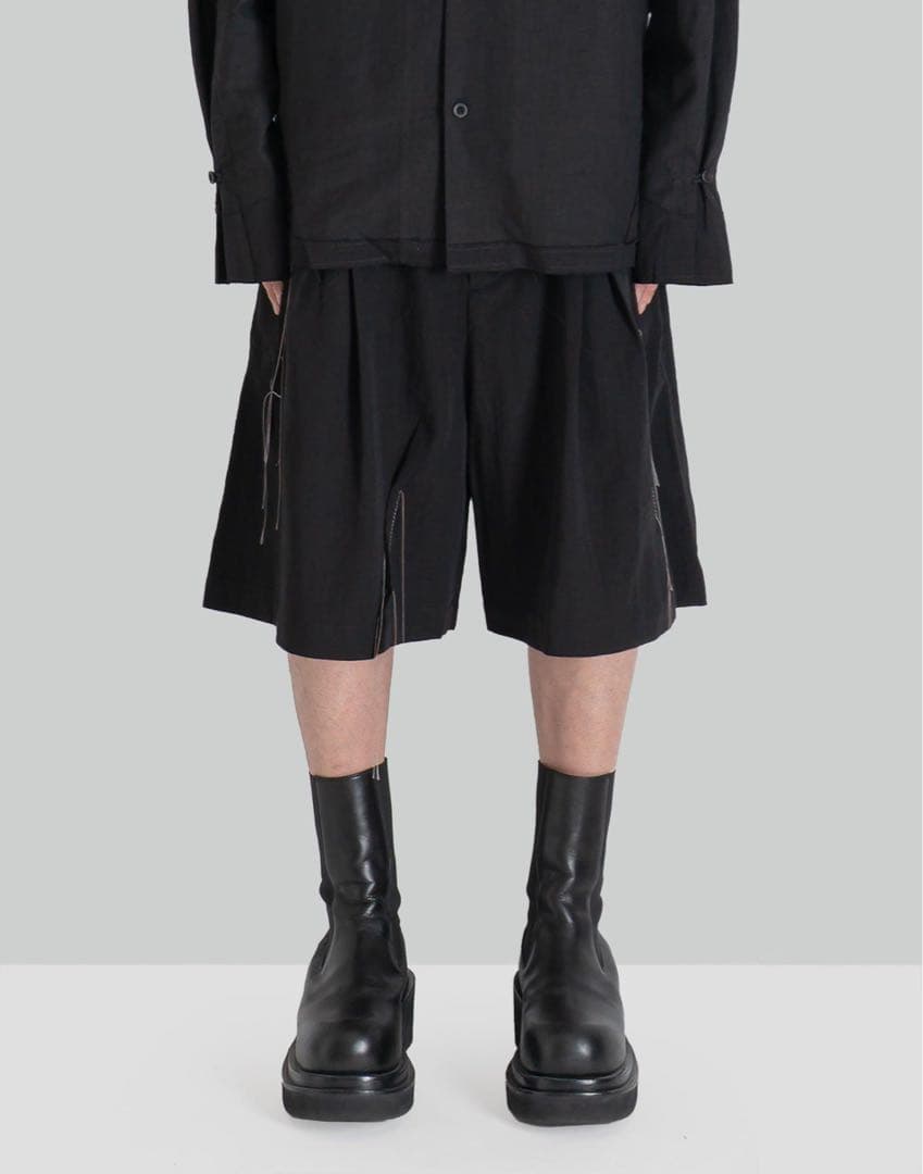 パンツ professor.e GATHERED SHORTS 25ss