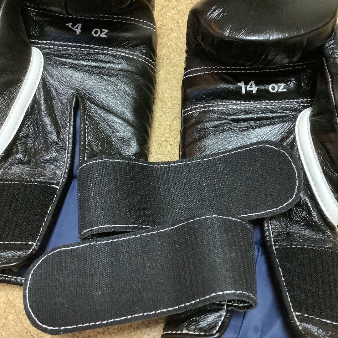 【美品】Winning ボクシンググローブ ブラック 14オンス
