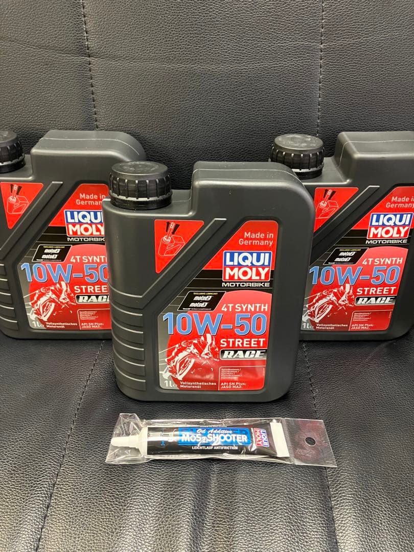 リキモリ オイル ストリートレース 10w-50 1L 3本 添加剤付き