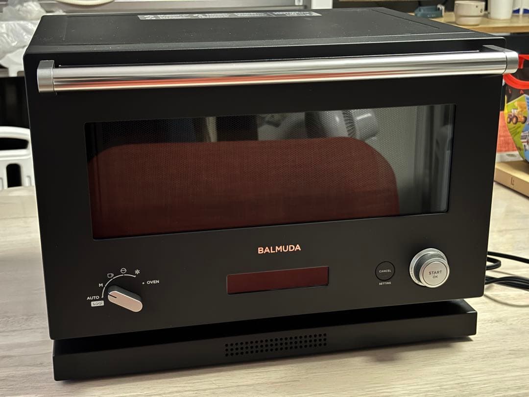 BALMUDA オーブンレンジ ブラック K04A-BA