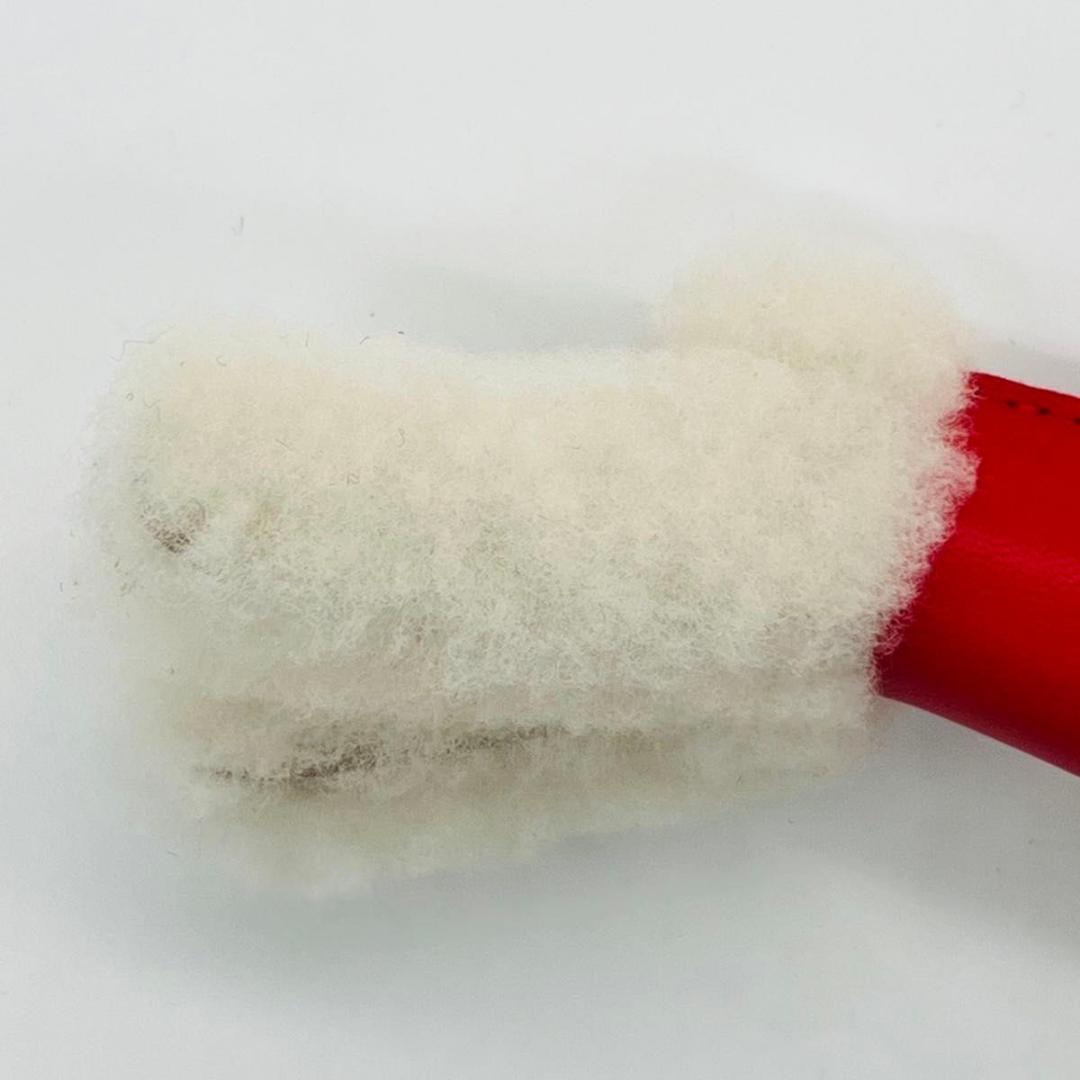 エルメス バディ　ドッグ　 チャーム チャーム ホワイト　レッド アニョーミロ