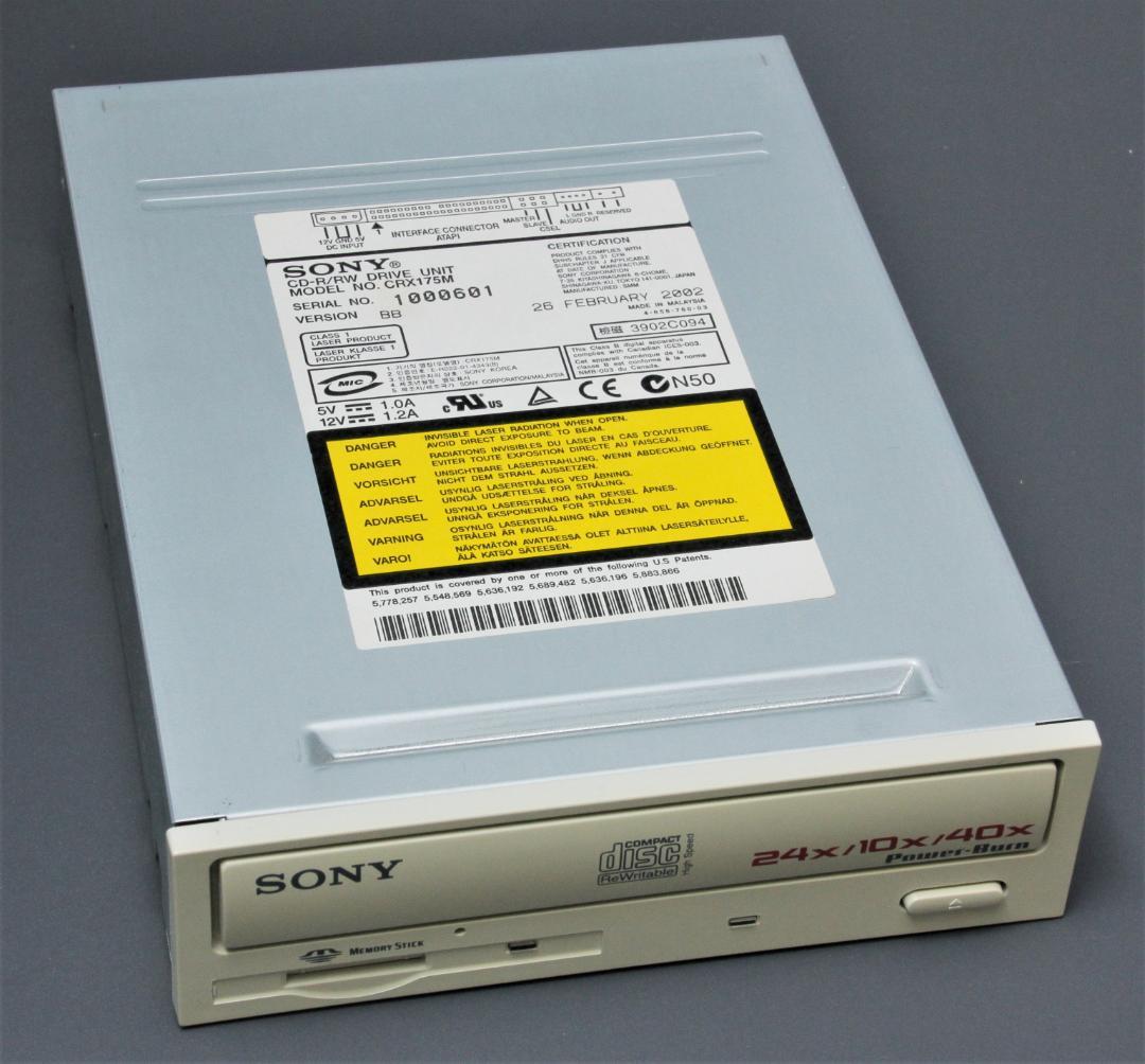 SONY CRX175M CDR/RW ドライブ IDE