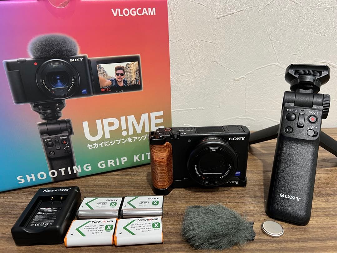 SONY VLOGCAM ZV-1G シューティンググリップキットおまけつき