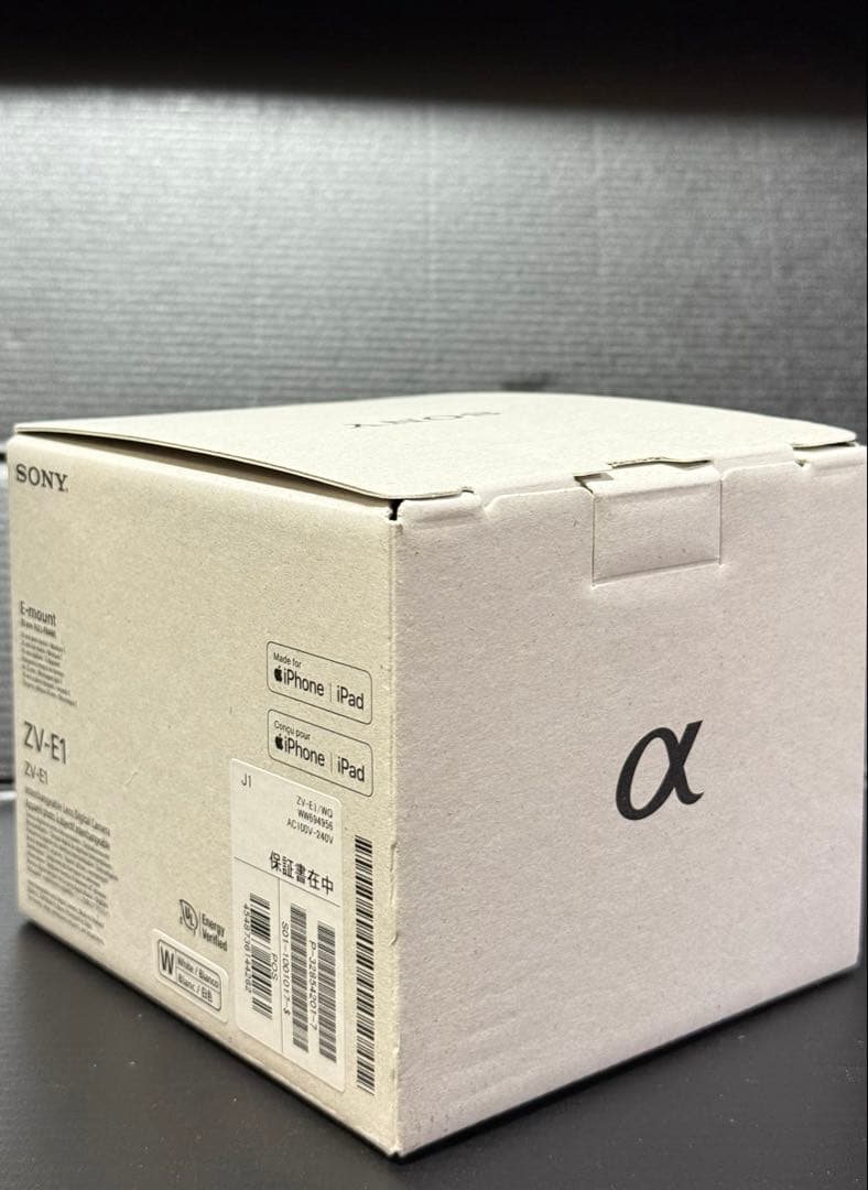 SONY ZVE-1 vlog cam ホワイト