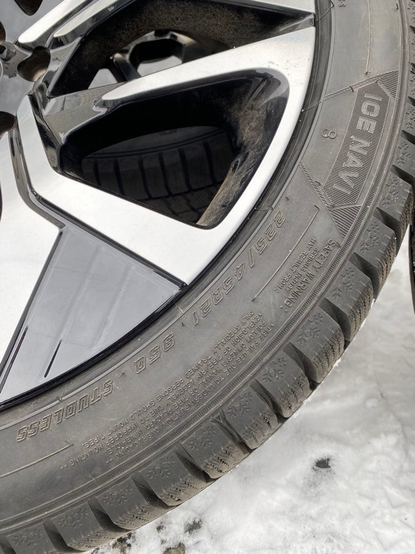 クラウン　クロスオーバー　モデリスタ21インチ ホイールタイヤセットスタッドレス