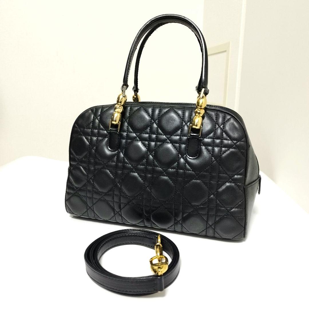 美品☆　ディオール　マリスパール 2way　ハンドバッグ　レザー　スモール