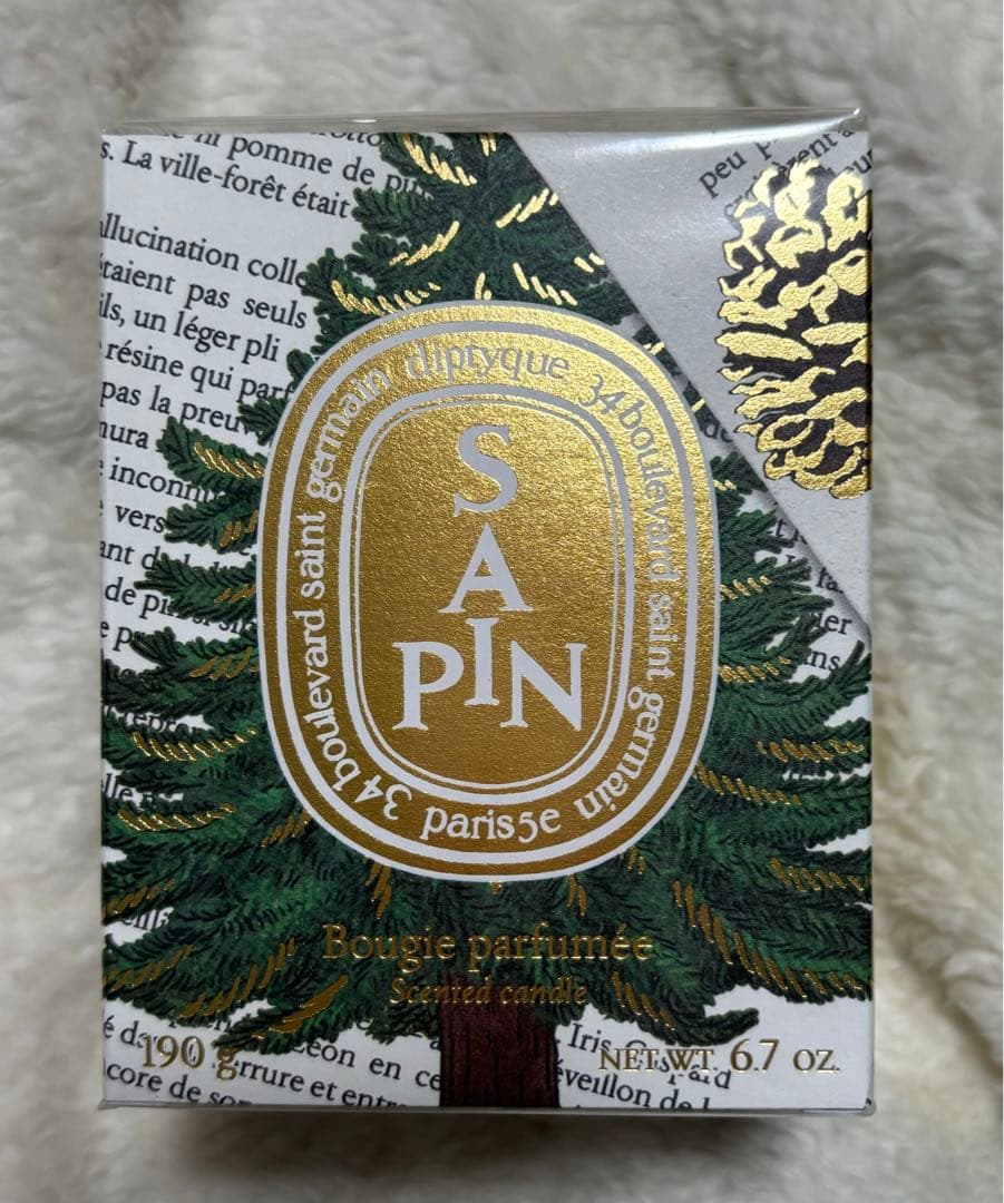 ディプティック サパン　2025ホリデー限定 キャンドル 190g