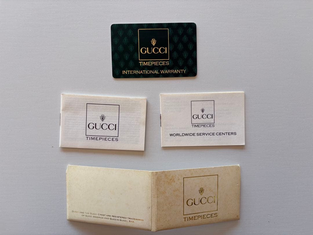 Gucci 時計 ゴールド バンドセット