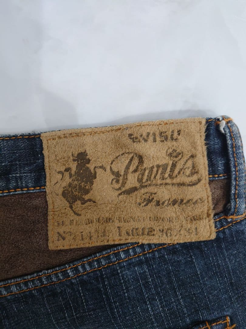 EVISU PARIS ビンテージデニム 36×34 当時物　エビスジーンズ