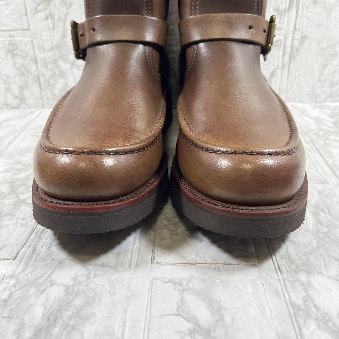 【極美品】CHIPPEWA USA製　モックトゥ　エンジニアブーツ　9D 27㎝