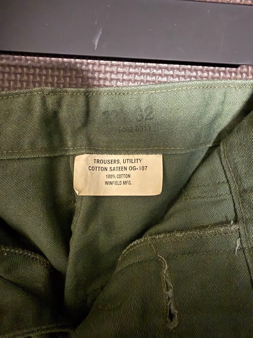 OG-107 ベイカーパンツ ボタンフライ 60ＳWINFIELD MFG.