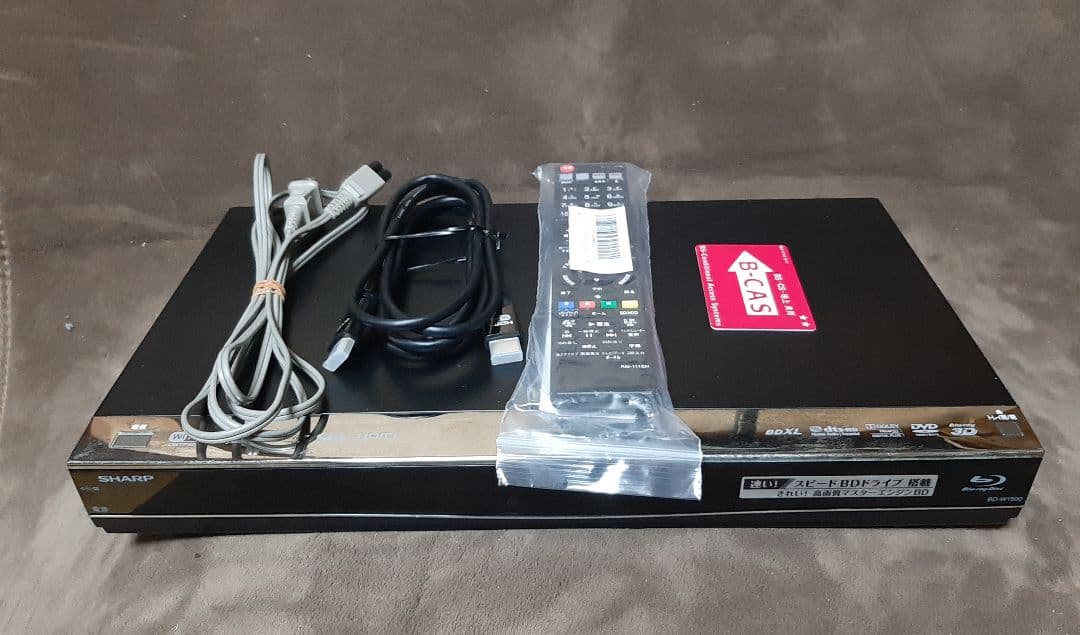 シャープ　BD-W1500　W録　1TB
