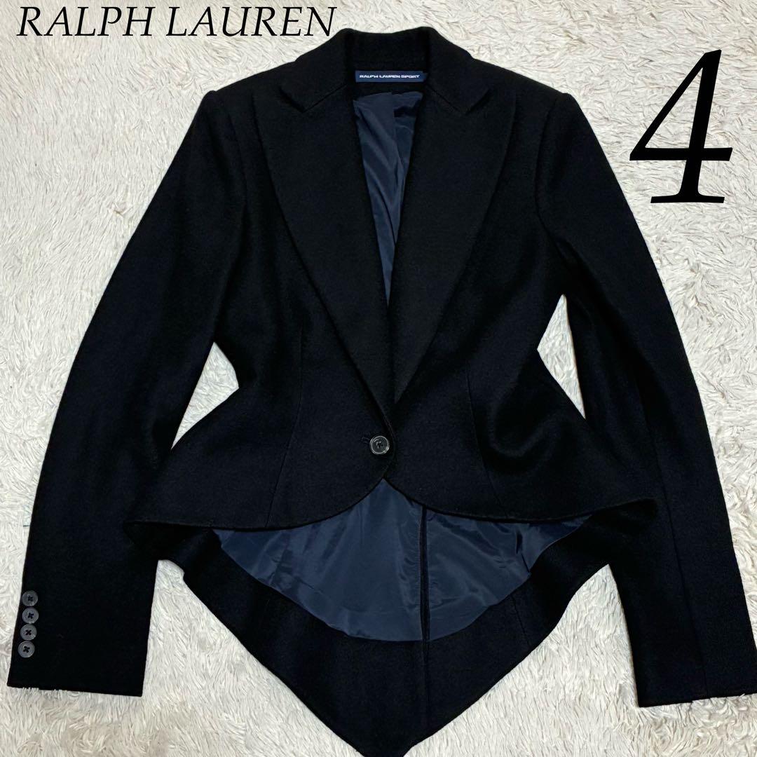 RALPH LAUREN 燕尾服 黒 ブラック テーラード ジャケット