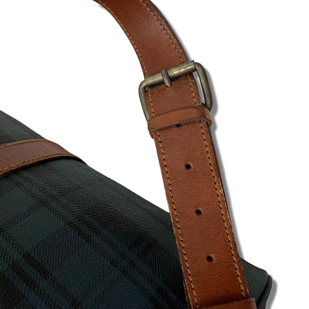 人気　ラルフローレン ブラックウォッチ　2way ボストンバッグ　特大