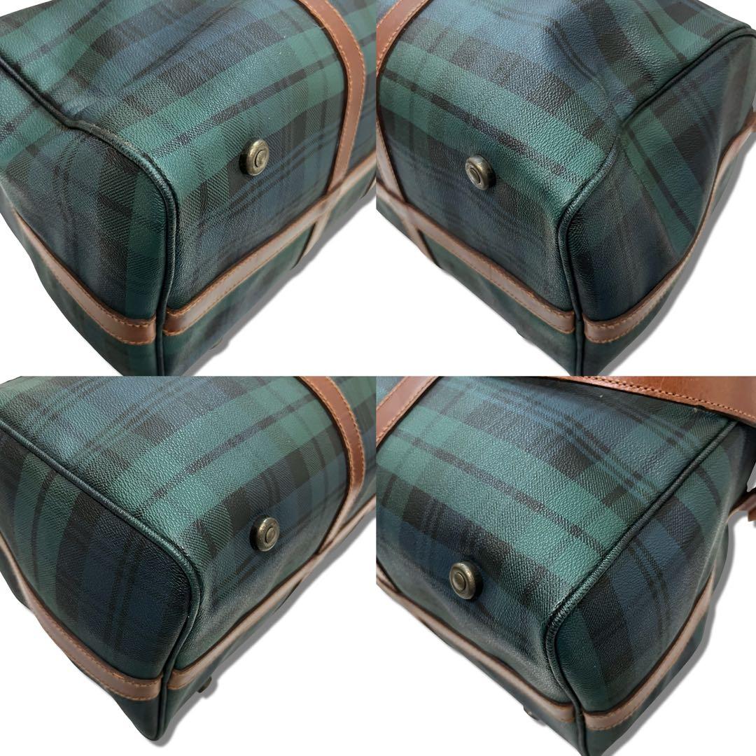 人気　ラルフローレン ブラックウォッチ　2way ボストンバッグ　特大