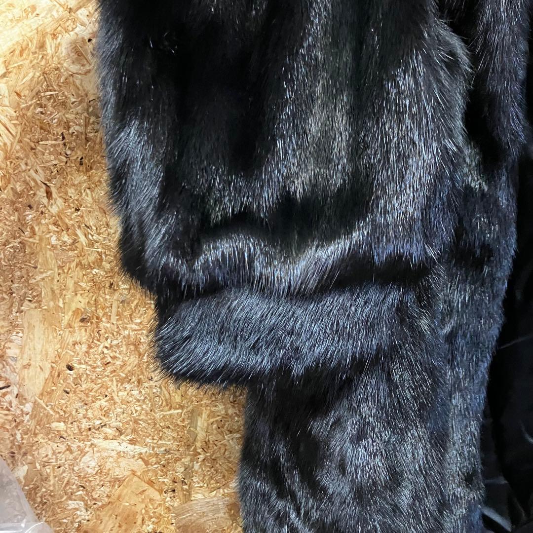 値下げ　SAGAMINK ファーコート　毛皮コート　リアルファー　サガミンク