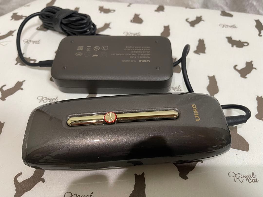 Ulike 脱毛器 グレー 充電器・ケース付き