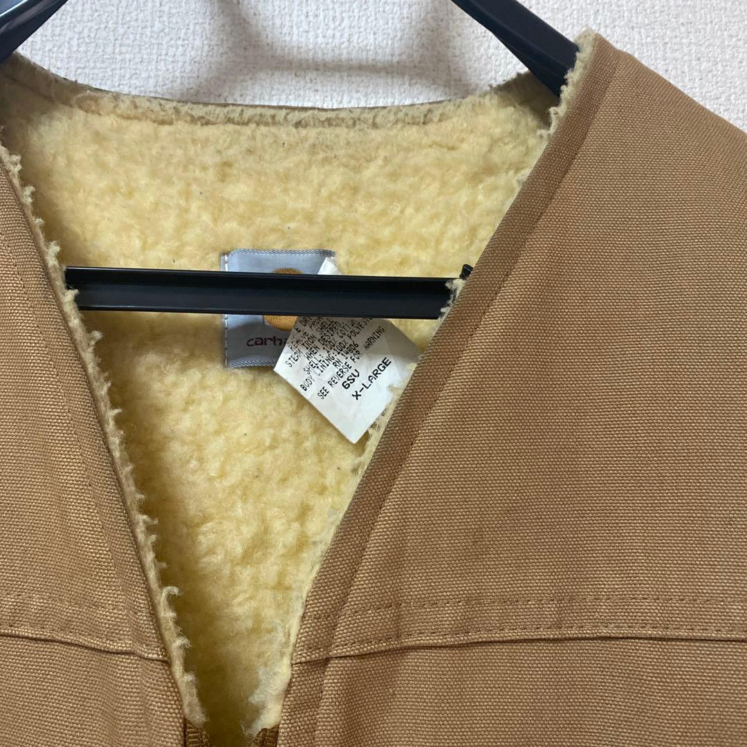 carhartt 裏起毛ベスト 1900年代ビンテージ　激レア