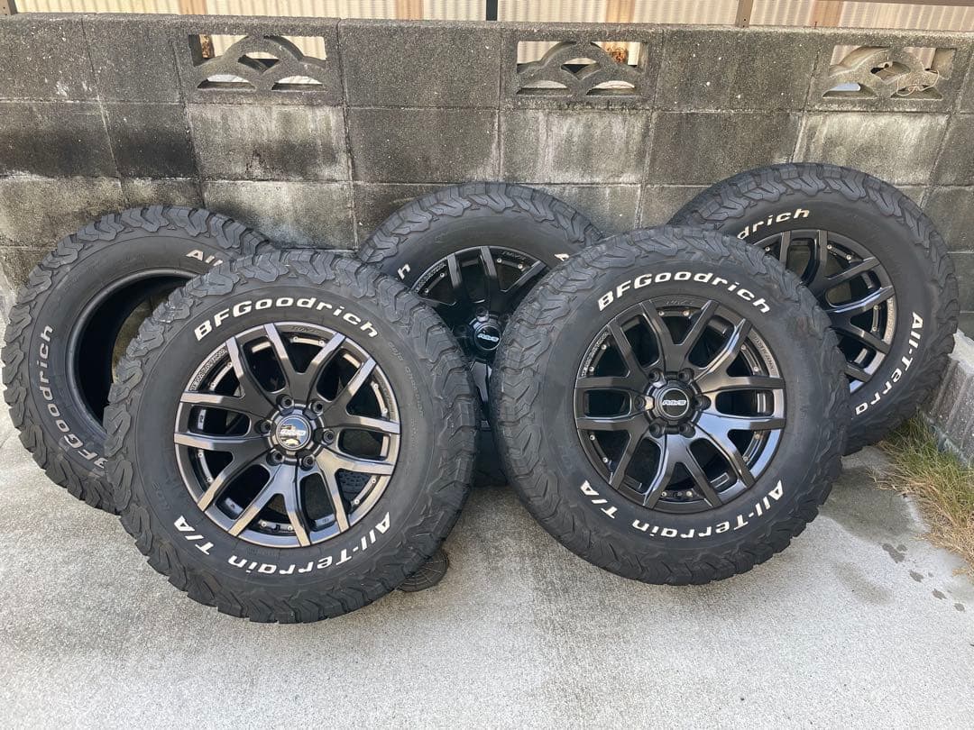 【送料込み、スペア付】タイヤホイールセット BFGoodrich / RAYS