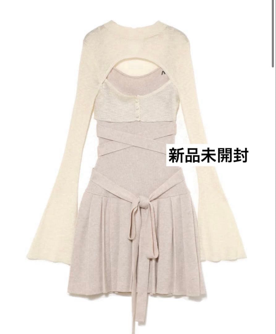 本日限定　Mimi ribbon mini dress