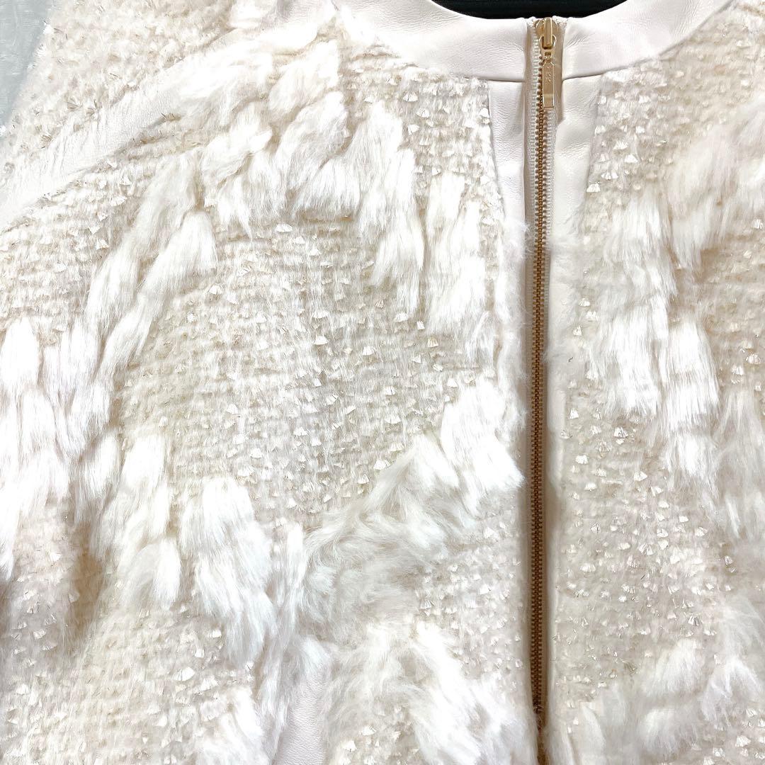 仲里依紗さん着用 ✨　GRACECONTINENTAL ファーツイードジャケット