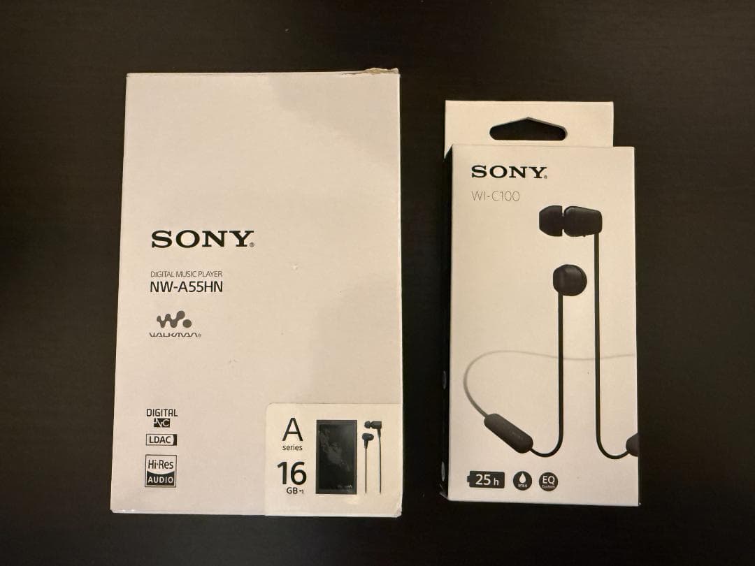 SONY ウォークマンNW-A55HN B 、ワイヤレスステレオ WI-C100