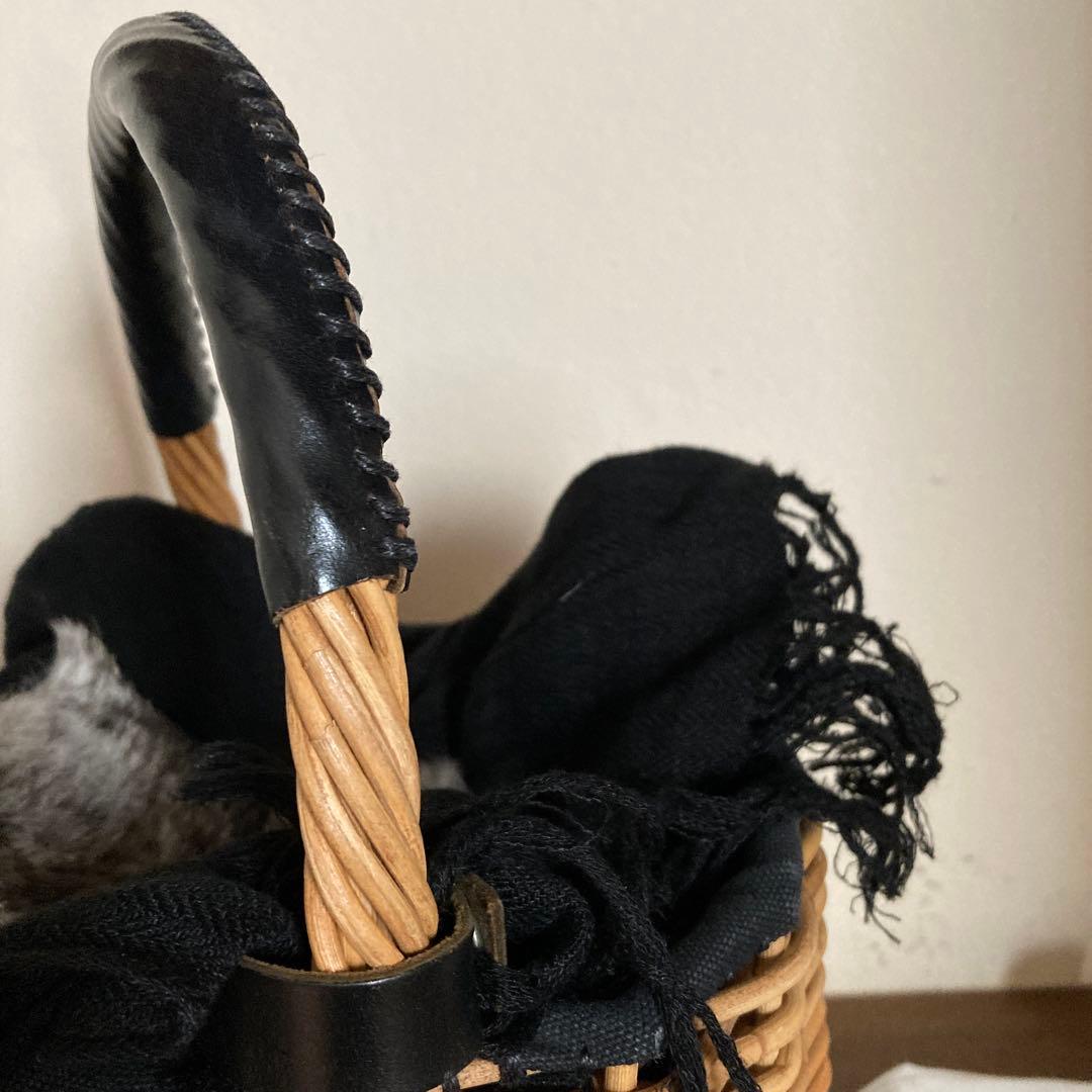 【希少‼︎】ebagos エバゴス　ミニバーキン　ラビットファー被せ