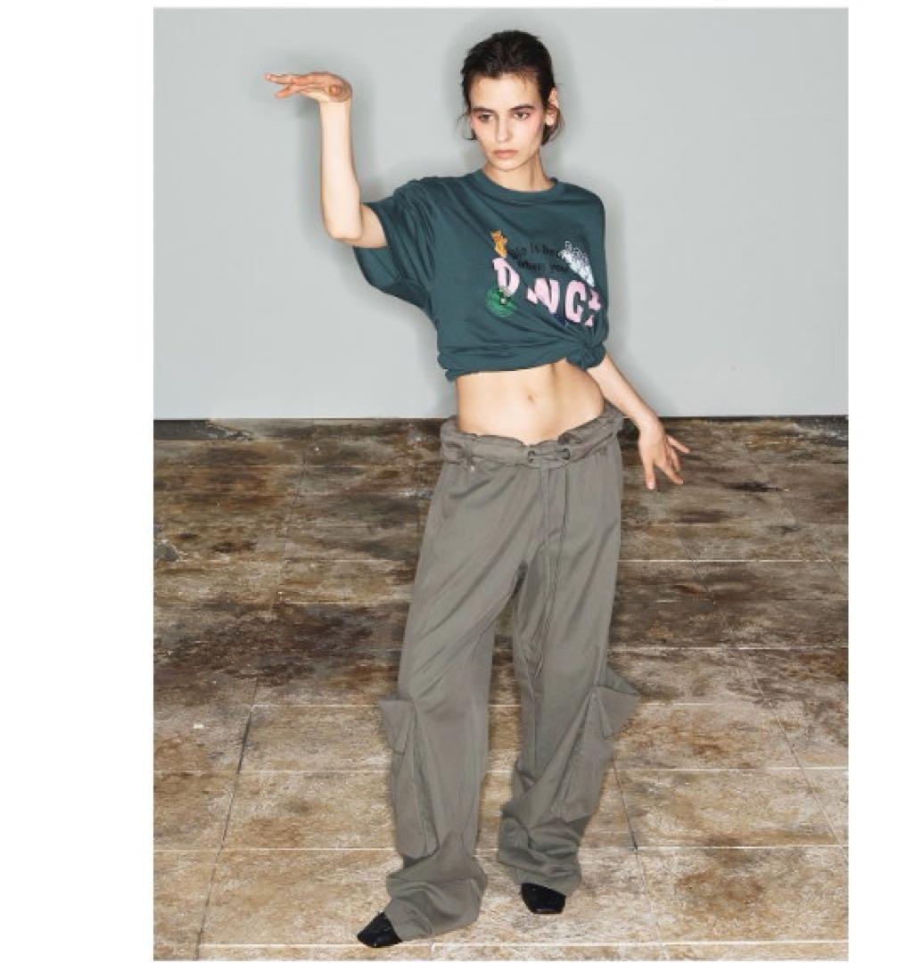 〚OPENYY〛ロールウエストカーゴパンツ サイズ1