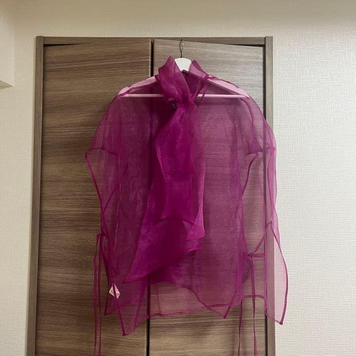 シアーリボンベスト