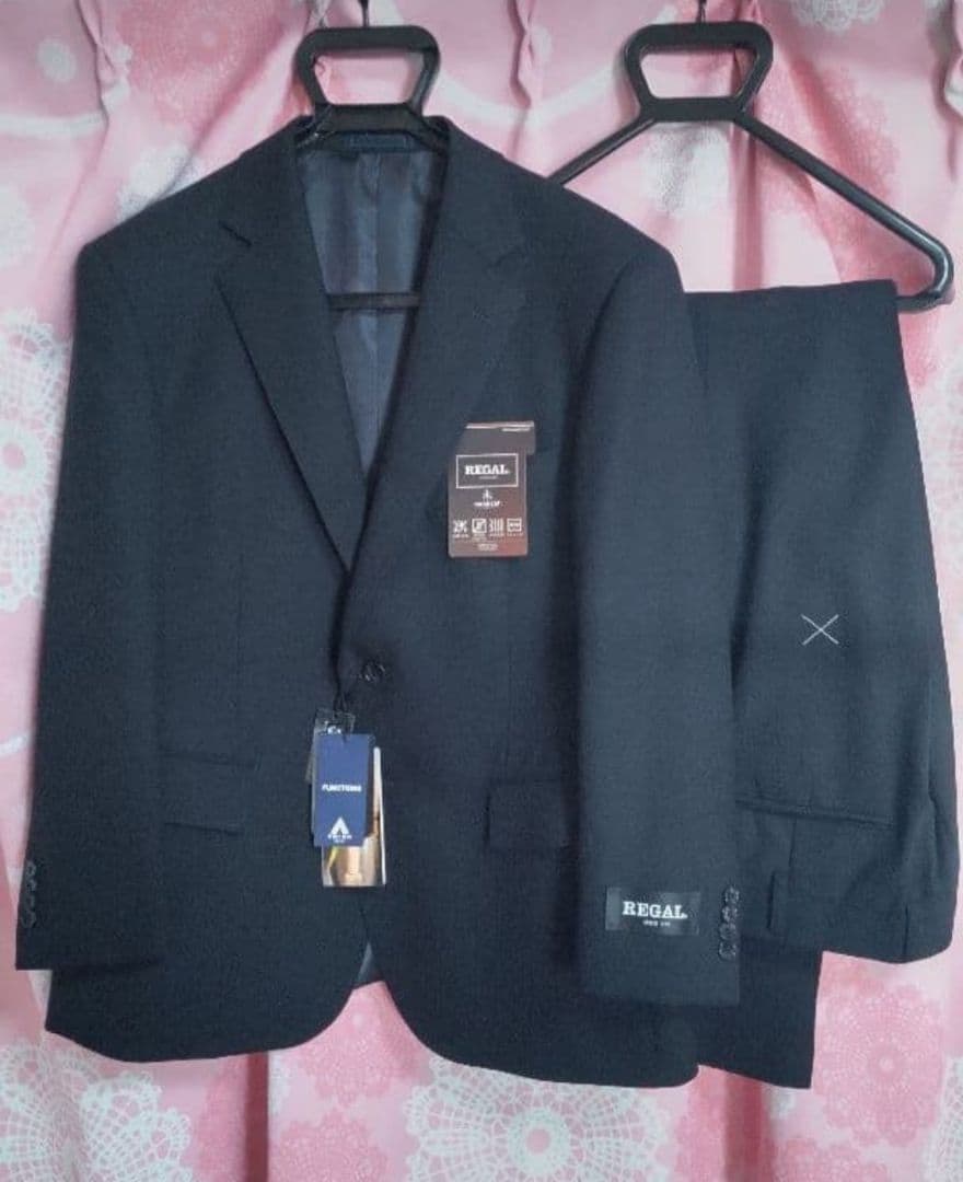 Stussy！REGAL★高級メリノウールスーツ★紺色 BE2