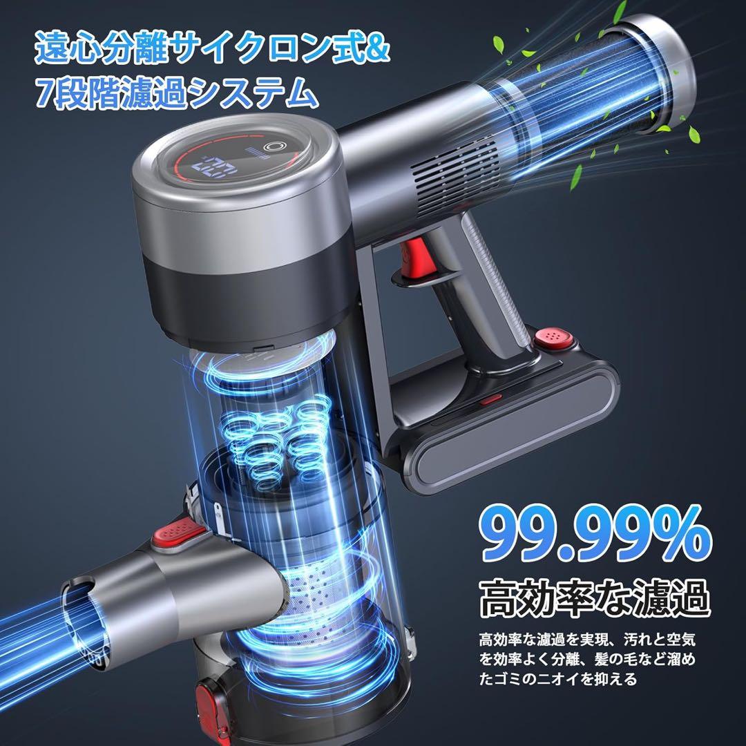 掃除機 コードレス コードレス掃除機 サイクロン式 液晶ディスプレイ 2WAY