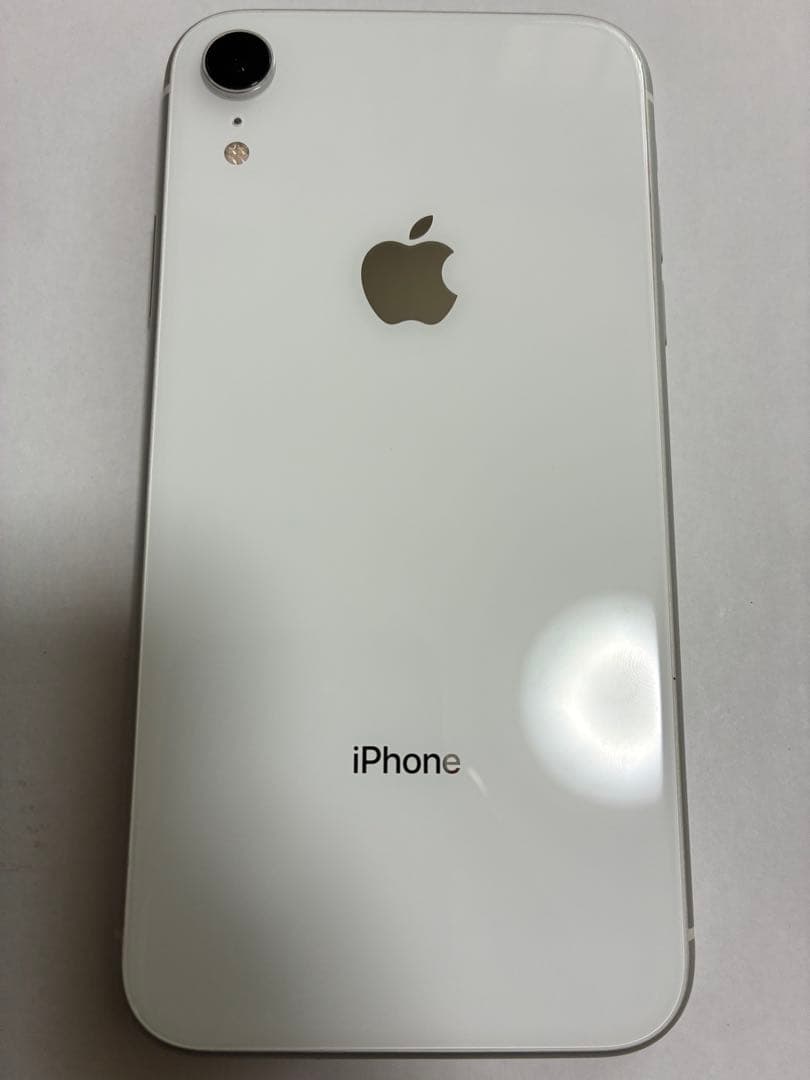 Apple iPhone XR ホワイト 64GB 美品　バッテリー残量91%
