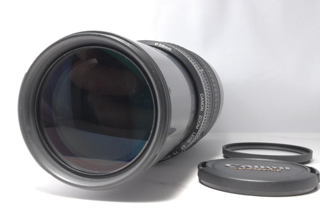 美品　Canon EF 75-300mm 1:4-5.6 IS 望遠レンズ