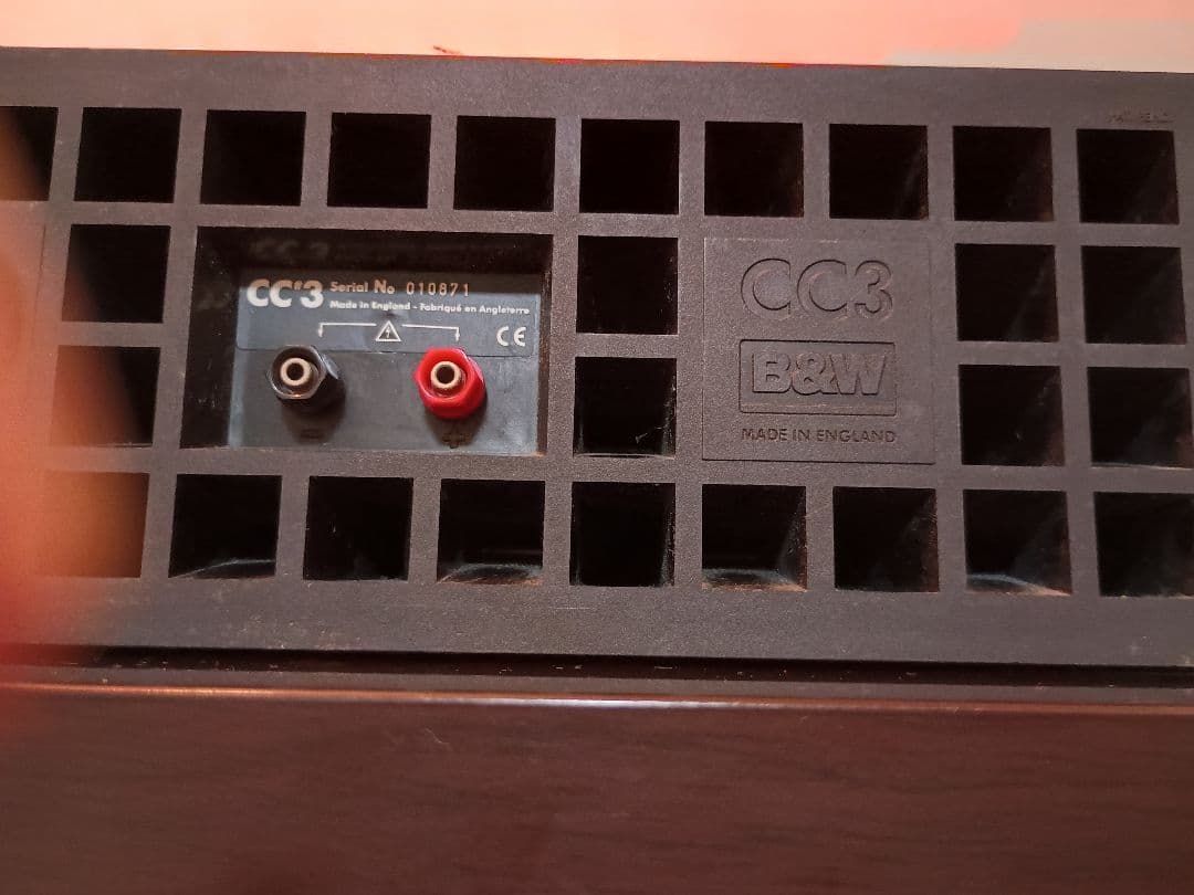 ファディー　B&W CC3 センタースピーカー 黒