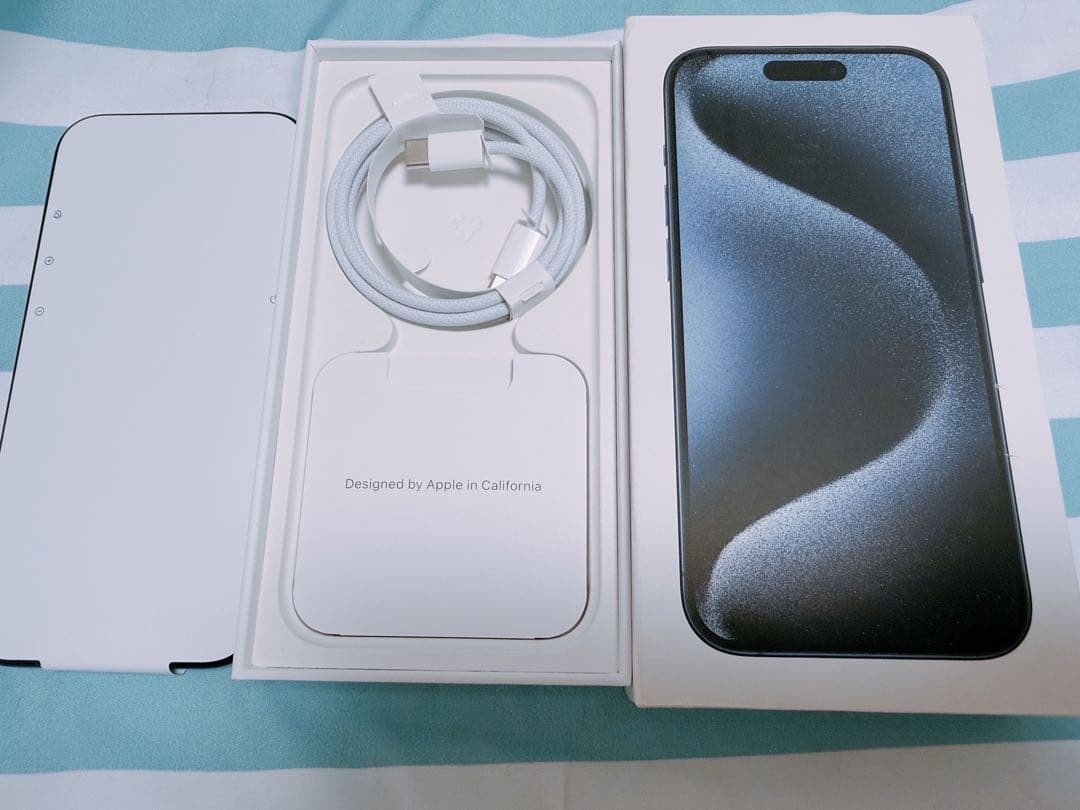 【新品】Apple iPhone 15 Pro 256GB ブルーチタニウム
