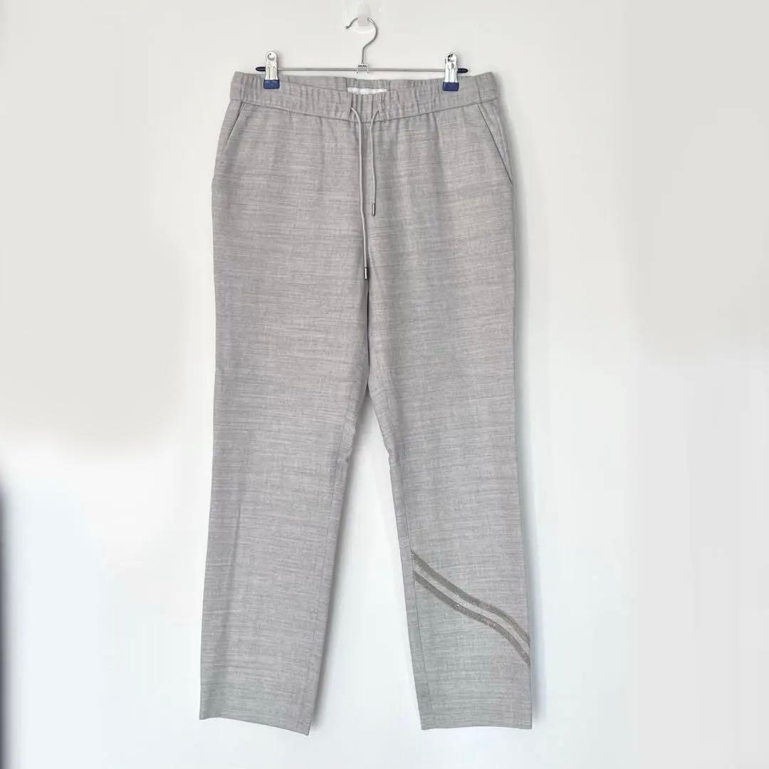 極美品！ファビアナフィリッピ テーパード イージーパンツ グレー 34/XS