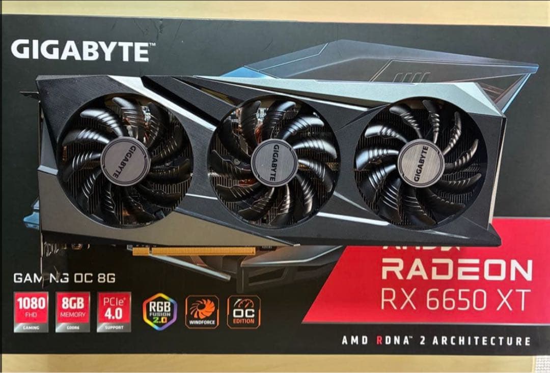 N*.様 「美品」AMD RADEON RX6650XT 付属品完備