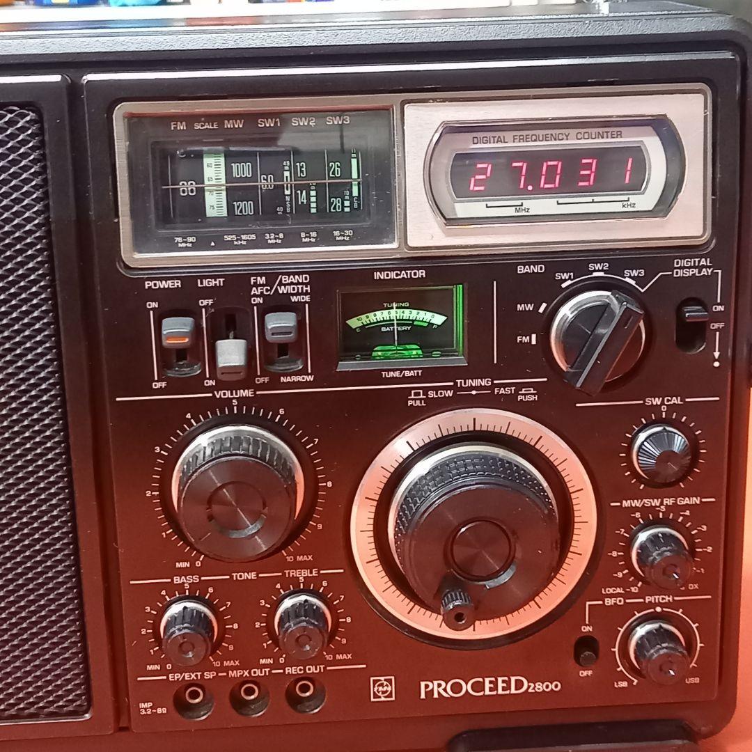 National ラジオ RF-2800 PROCEED 2800 昭和レトロ