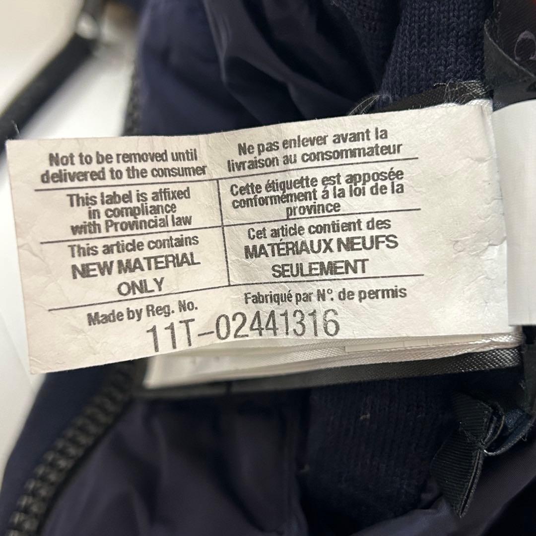 美品 ✨ カナダグース ダウンニット 6992MB 切り替え ブラックレーベル