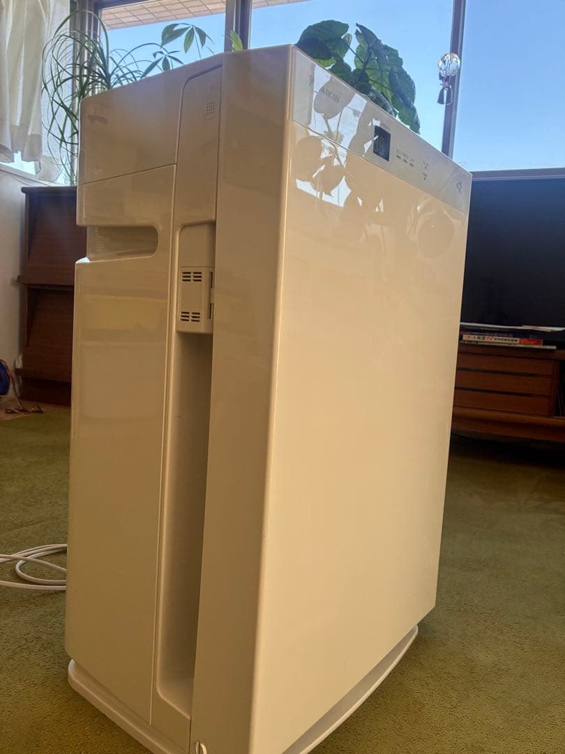 ホワイト 空気清浄機 タッチパネル式