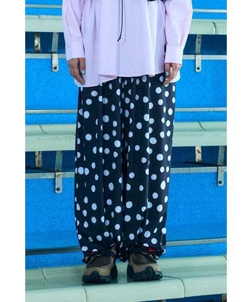 nagonstans Hand drawn dot コクーン パンツ