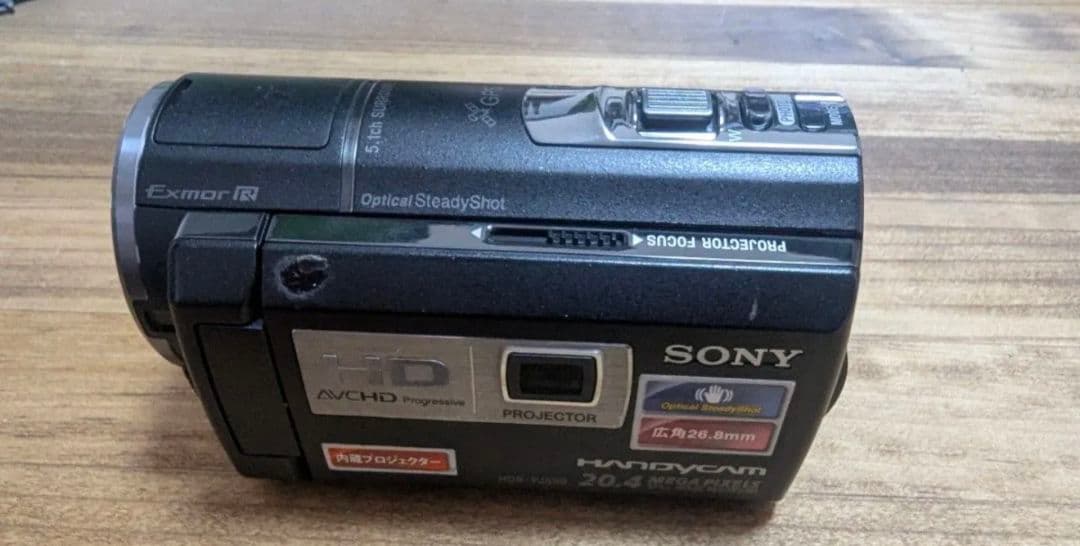 F29 SONY HDR-PJ590V プロジェクター内蔵　デジタルHDカメラ