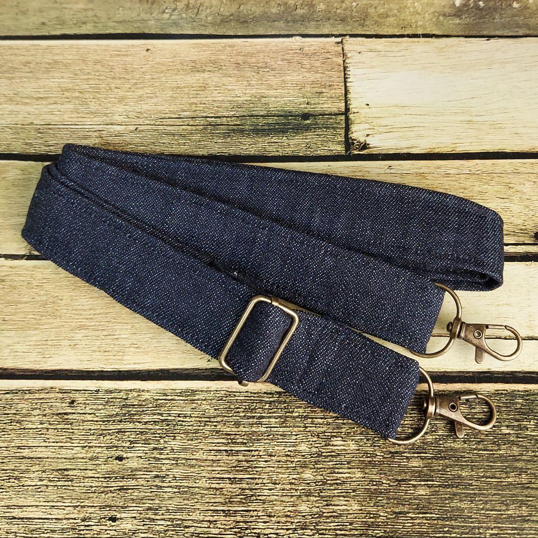 刺繍デニムバック　No.649　デニムリメイク　チューリップバック　丸いバック