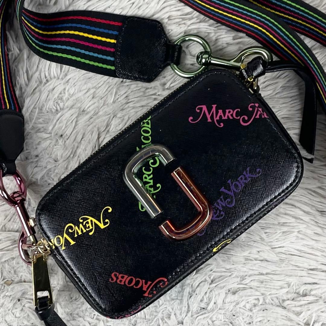 極美品 マークジェイコブス レザー 2WAY ショルダーバッグ スナップショット