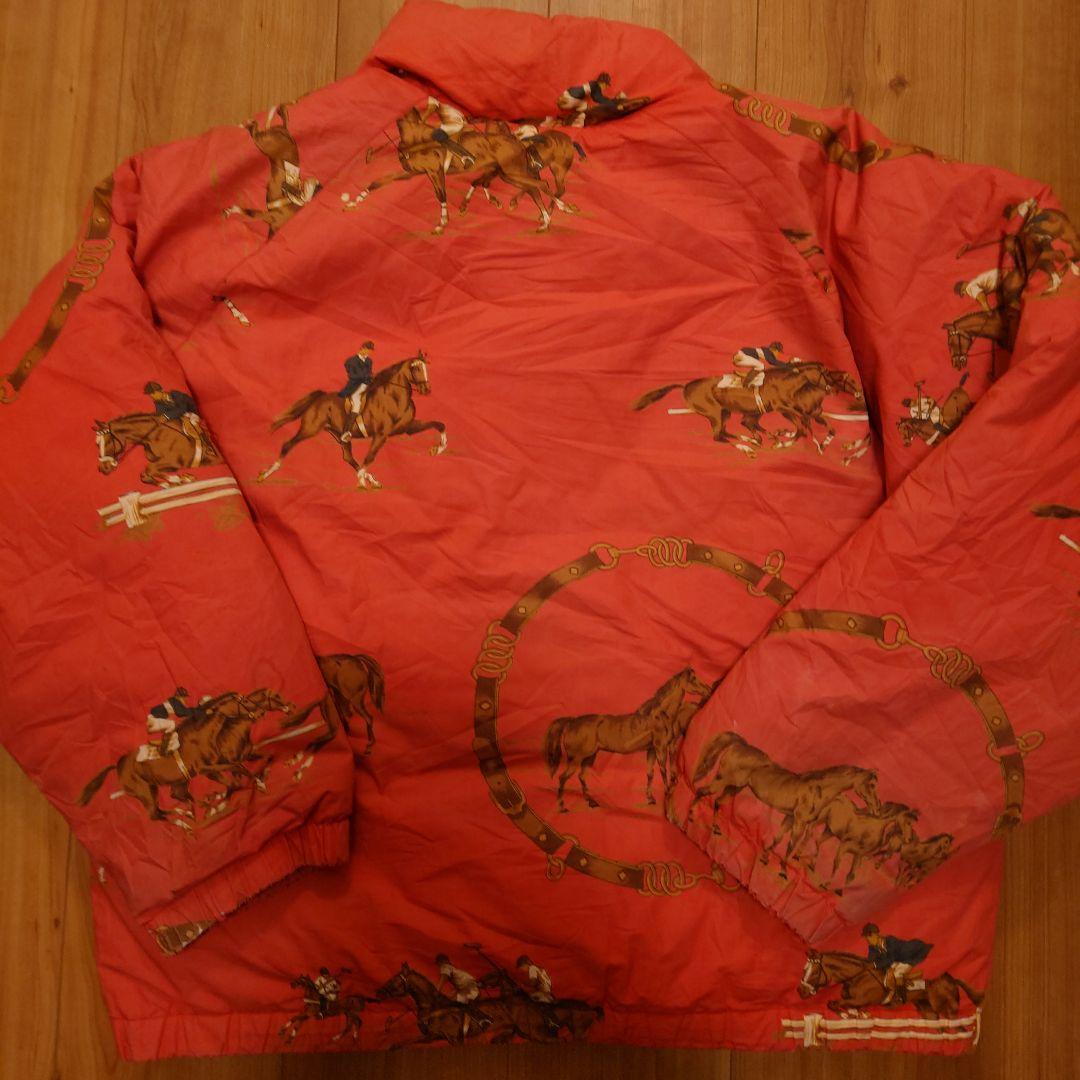 ラルフローレン総柄ダウンジャンパー