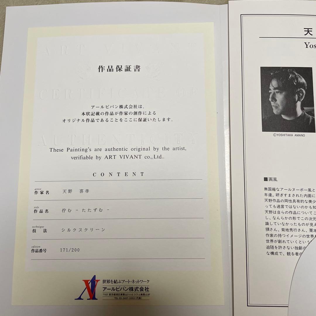 天野喜孝たたずむ(佇む)