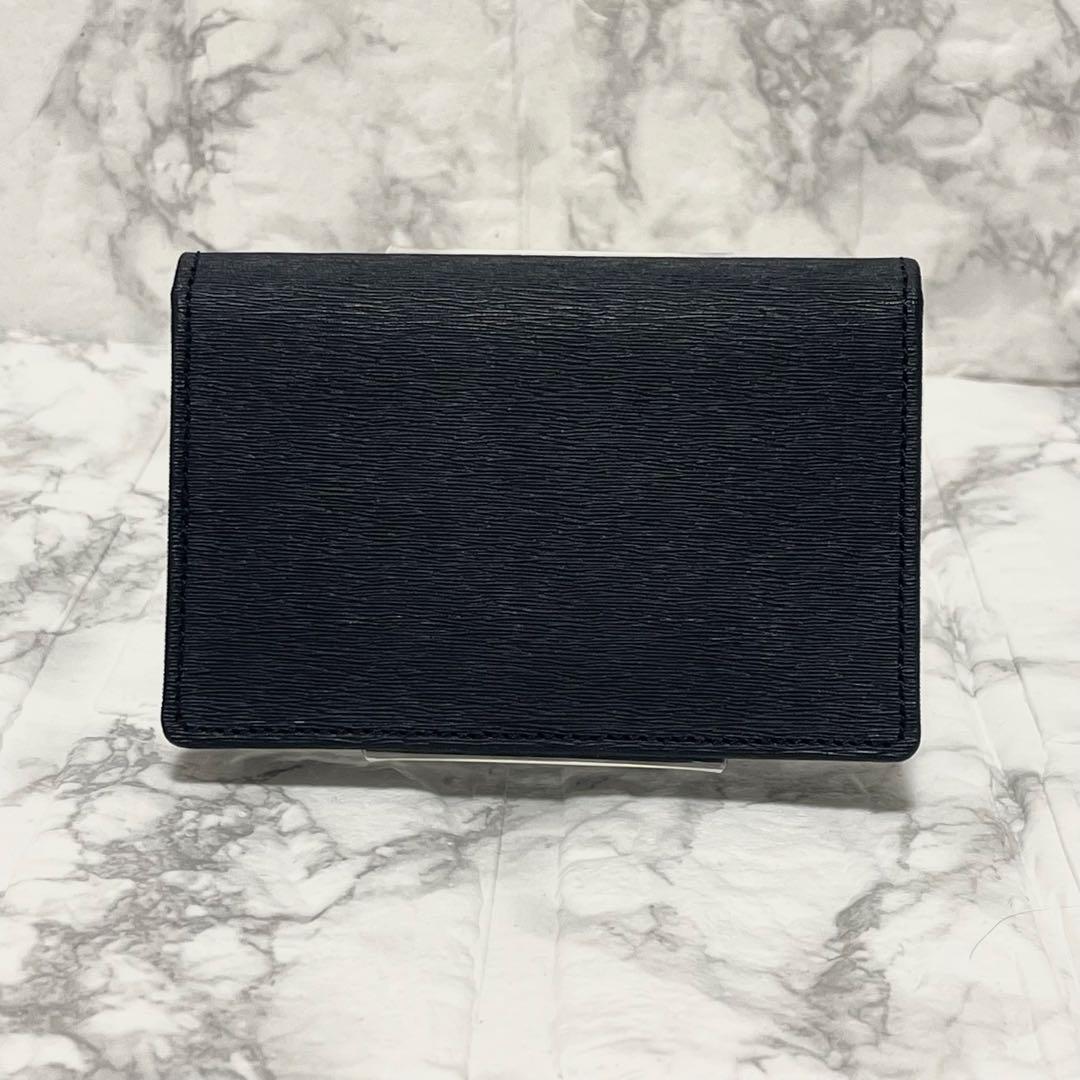 美品PORTER ポーター　カレント　名刺入れ　カードケースブラック　黒　レザー