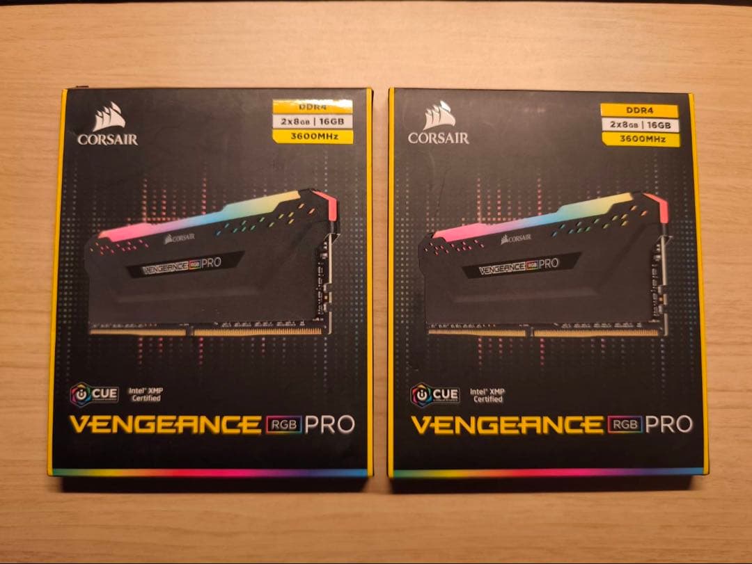 【32GB】Corsair Vengance RGB DDR4-3600MHz