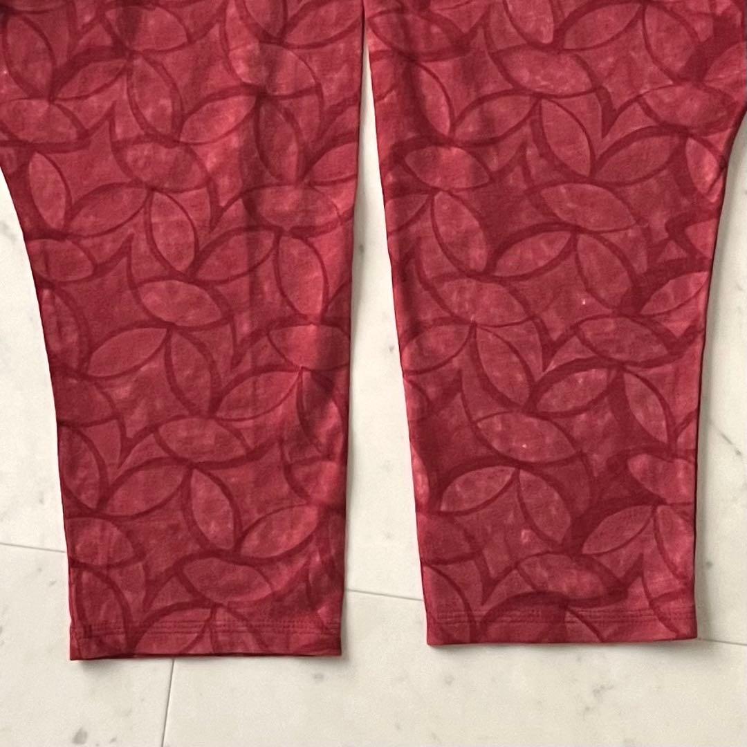 定価3万＊タグ付未使用 ババグーリ コットンリネンチュニックワンピース M 総柄