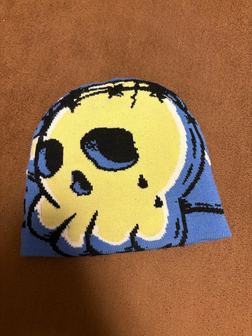 スカルデザイン ニットビーニー glogang